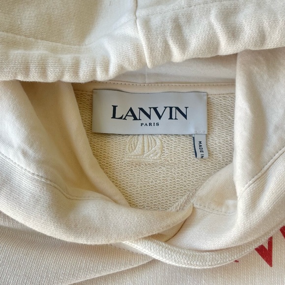 LANVIN - Embellished Babar Lobster Graphic Hoodie - XS - Picture 7 of 9